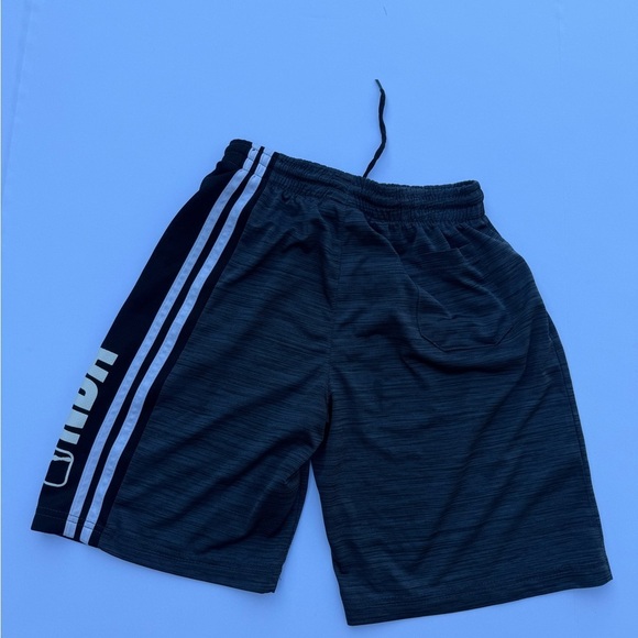 NBA Men's Charcoal and Black Athletic Shorts - Picture 4 of 5